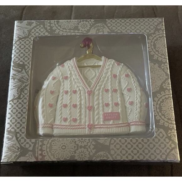 Taylor Swift Lover Cardigan Holiday Christmas Ornament Limited Edition in Hand - Picture 4 of 5